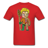 Aquaman Half Skeleton - Unisex Classic T-Shirt - red