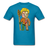 Aquaman Half Skeleton - Unisex Classic T-Shirt - turquoise