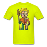 Aquaman Half Skeleton - Unisex Classic T-Shirt - safety green