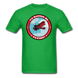 I'd Rather Be Flying - Badge - Unisex Classic T-Shirt - bright green