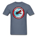 I'd Rather Be Flying - Badge - Unisex Classic T-Shirt - denim