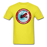 I'd Rather Be Flying - Badge - Unisex Classic T-Shirt - yellow