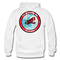 I'd Rather Be Flying - Badge - Gildan Heavy Blend Adult Hoodie - white