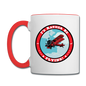 I'd Rather Be Flying - Badge - Contrast Coffee Mug - white/red