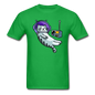 Sleepy Astronaut Cat - Unisex Classic T-Shirt - bright green