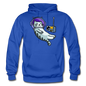 Sleepy Astronaut Cat - Gildan Heavy Blend Adult Hoodie - royal blue