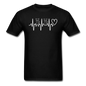 Cat Heartbeat - Unisex Classic T-Shirt - black