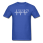 Cat Heartbeat - Unisex Classic T-Shirt - royal blue