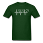 Cat Heartbeat - Unisex Classic T-Shirt - forest green