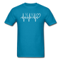 Cat Heartbeat - Unisex Classic T-Shirt - turquoise