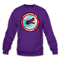 I'd Rather Be Flying - Badge - Crewneck Sweatshirt - purple