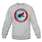 I'd Rather Be Flying - Badge - Crewneck Sweatshirt - heather gray