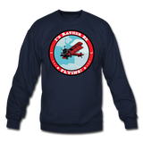 I'd Rather Be Flying - Badge - Crewneck Sweatshirt - navy