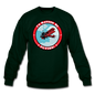 I'd Rather Be Flying - Badge - Crewneck Sweatshirt - forest green