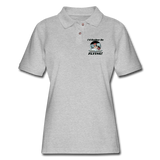 I'd Rather Be Flying - Women - Women's Pique Polo Shirt - heather gray