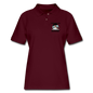 I'd Rather Be Flying - Women - Women's Pique Polo Shirt - burgundy