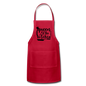 Queen Of The Kitchen - Adjustable Apron - red