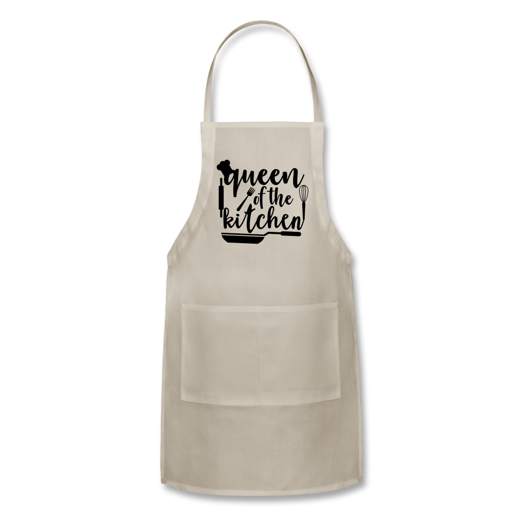 Queen Of The Kitchen - Adjustable Apron - natural