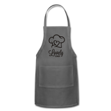 Lovely Chef - Adjustable Apron - charcoal