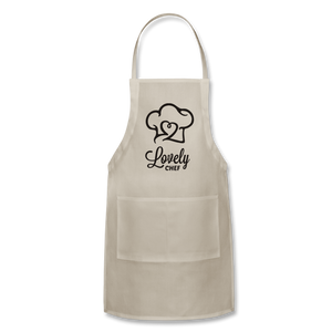Lovely Chef - Adjustable Apron - natural