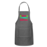 Bless This Kitchen - Adjustable Apron - charcoal