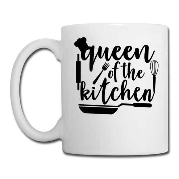 Queen Of The Kitchen - Coffee/Tea Mug - white