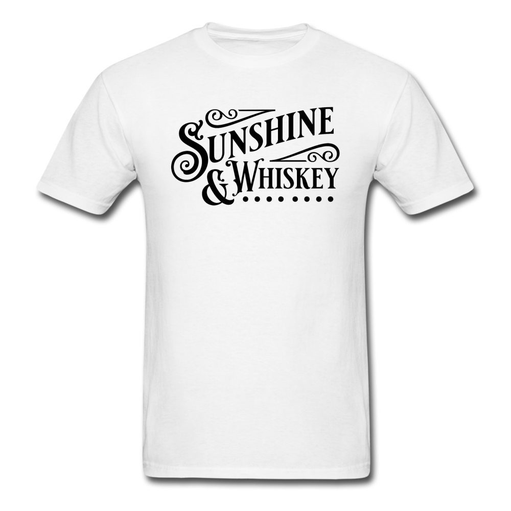 Sunshine And Whiskey - Black - Unisex Classic T-Shirt - white