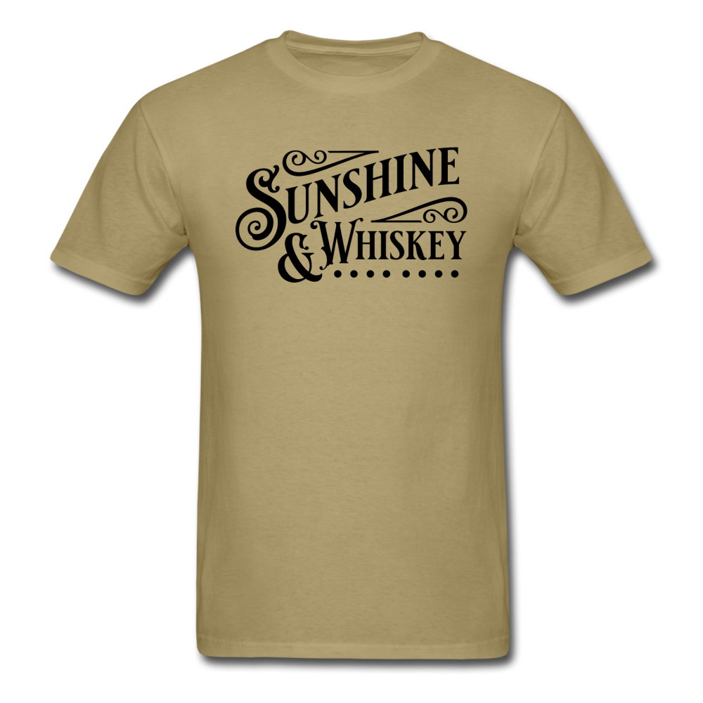 Sunshine And Whiskey - Black - Unisex Classic T-Shirt - khaki