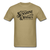 Sunshine And Whiskey - Black - Unisex Classic T-Shirt - khaki