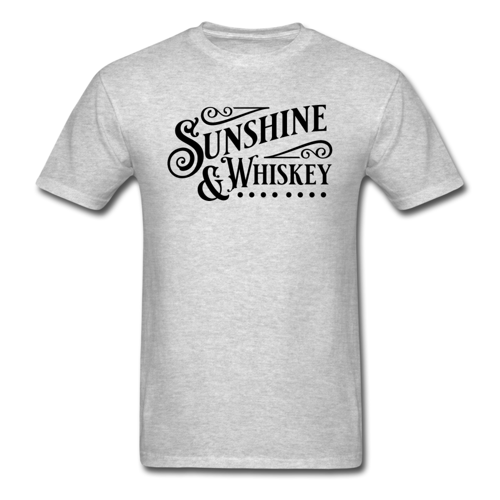 Sunshine And Whiskey - Black - Unisex Classic T-Shirt - heather gray