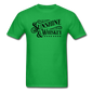 Sunshine And Whiskey - Black - Unisex Classic T-Shirt - bright green