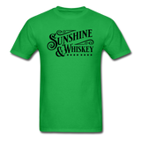 Sunshine And Whiskey - Black - Unisex Classic T-Shirt - bright green