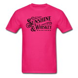 Sunshine And Whiskey - Black - Unisex Classic T-Shirt - fuchsia