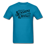 Sunshine And Whiskey - Black - Unisex Classic T-Shirt - turquoise