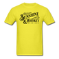 Sunshine And Whiskey - Black - Unisex Classic T-Shirt - yellow