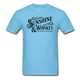 Sunshine And Whiskey - Black - Unisex Classic T-Shirt - aquatic blue