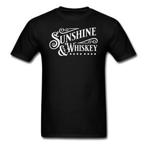 Sunshine And Whiskey - White - Unisex Classic T-Shirt - black