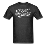 Sunshine And Whiskey - White - Unisex Classic T-Shirt - heather black