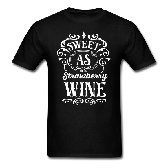 Sweet As Strawberry Wine - White - Unisex Classic T-Shirt - black