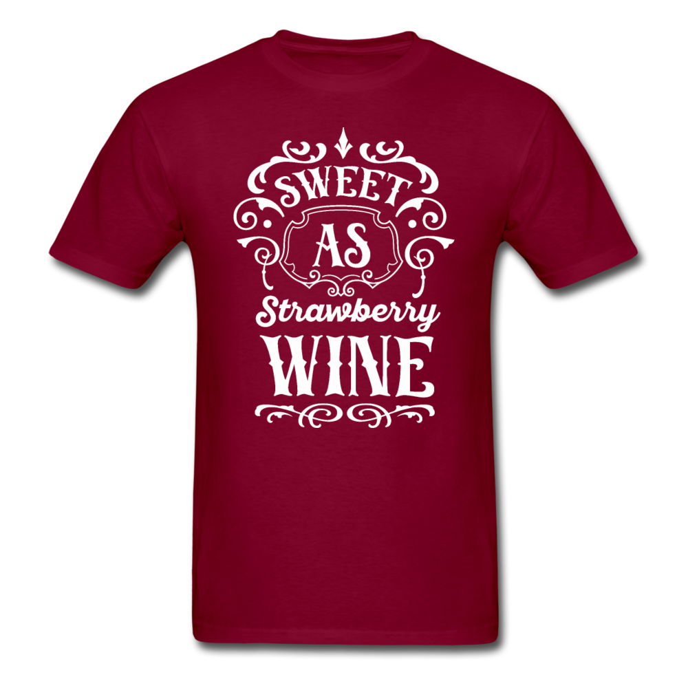 Sweet As Strawberry Wine - White - Unisex Classic T-Shirt - burgundy