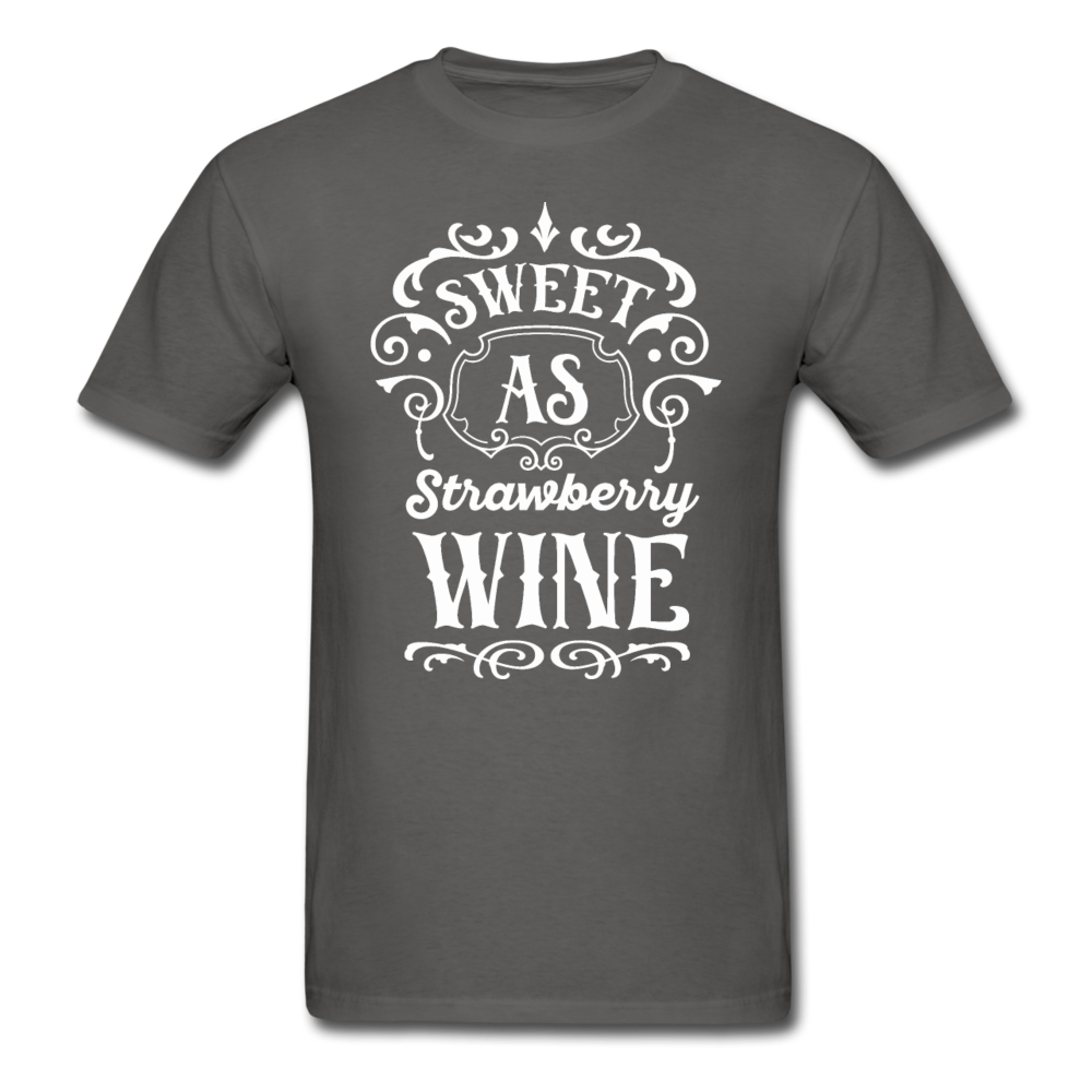 Sweet As Strawberry Wine - White - Unisex Classic T-Shirt - charcoal