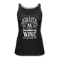 Sweet As Strawberry Wine - White - Women’s Premium Tank Top - black