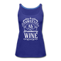 Sweet As Strawberry Wine - White - Women’s Premium Tank Top - royal blue