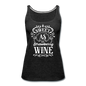 Sweet As Strawberry Wine - White - Women’s Premium Tank Top - charcoal gray