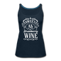 Sweet As Strawberry Wine - White - Women’s Premium Tank Top - deep navy