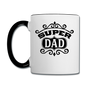 Super Dad - Black - Contrast Coffee Mug - white/black