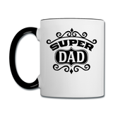 Super Dad - Black - Contrast Coffee Mug - white/black
