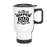 Super Dad - Black - Travel Mug - white