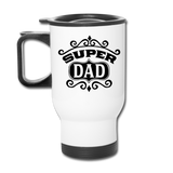 Super Dad - Black - Travel Mug - white