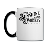 Sunshine And Whiskey - Black - Contrast Coffee Mug - white/black